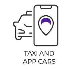 Taxi and app cars